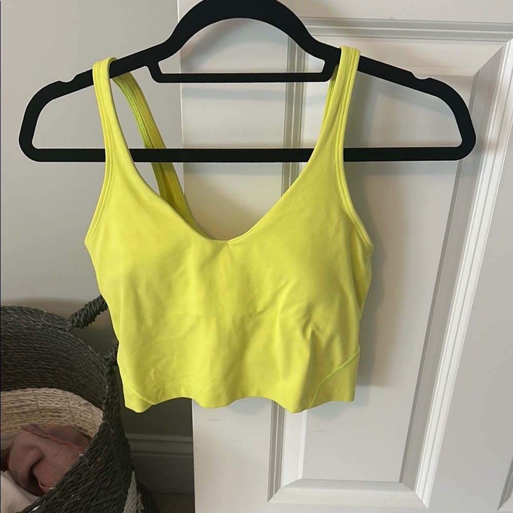lululemon athletica Yellow Tank Top